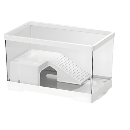Terrarium Multifonction pour Tortue - Modèle Blanc