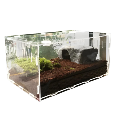 Terrarium Reptile- Transparent en acrylique