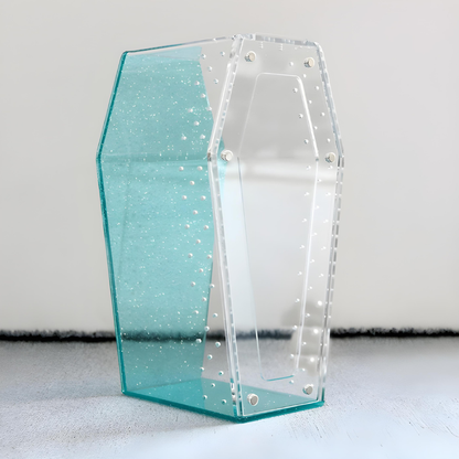 Terrarium Insecte Transparent en Acrylique – Design Cercueil Ultra Moderne