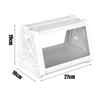 Terrarium Insecte & Reptile – Structure Trapézoïdale Ventilée pour Geckos & Petites Espèces