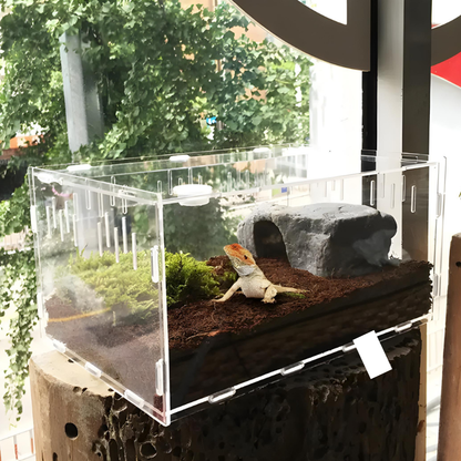 Terrarium Reptile- Transparent en acrylique