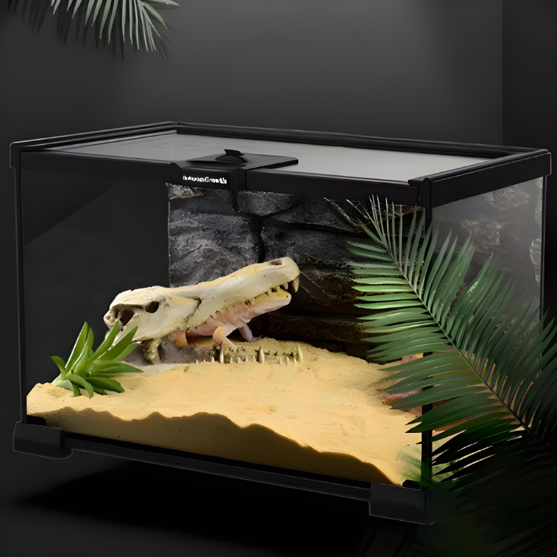 Terrarium Reptile - Enclos Naturel Compact pour Reptiles et Amphibiens