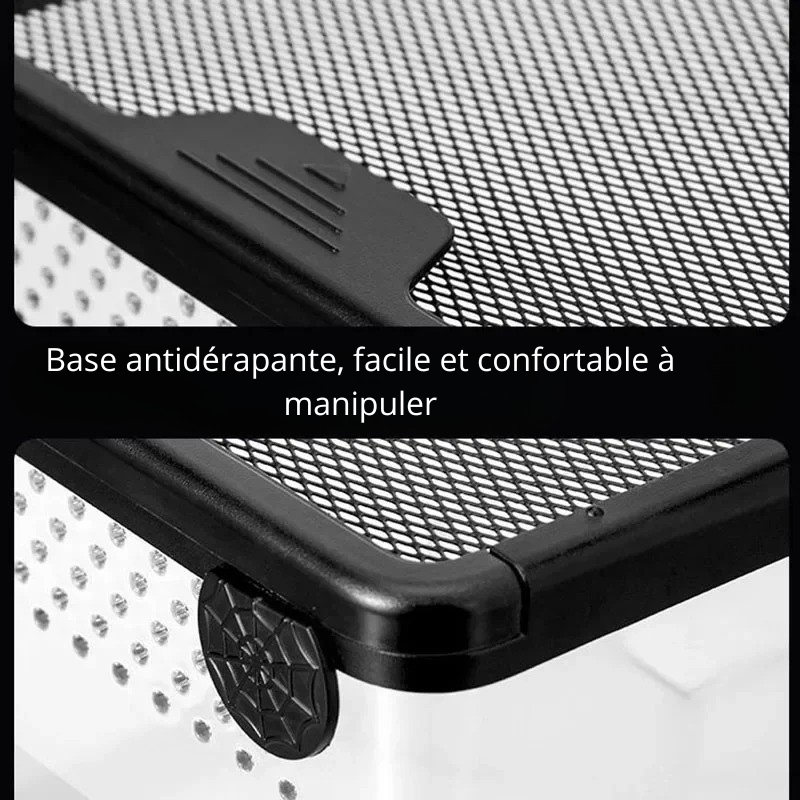 Terrarium Reptile Compact - Boîte d’Élevage Transparente
