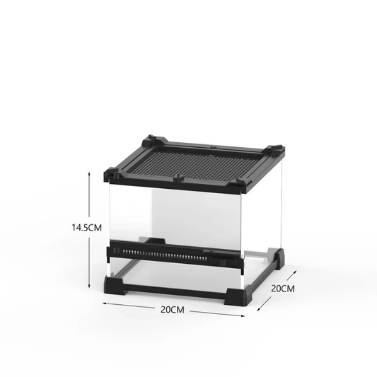 Terrarium Gecko en Verre Trempé – Habitat Sécurisé pour Reptiles & Amphibiens